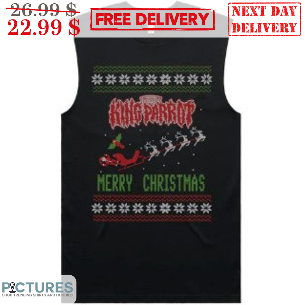 King Parrot Merry Christmas Ugly Shirt
