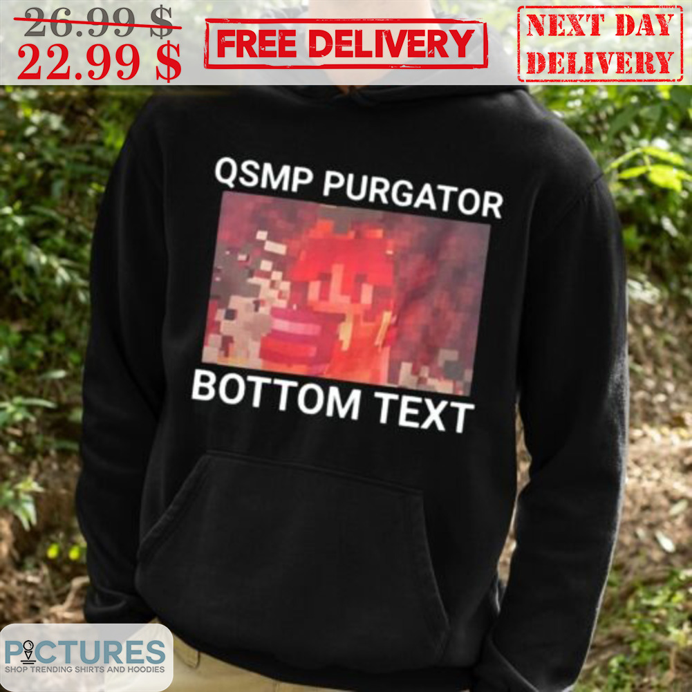 Aimsey Two Qsmp Purgator Bottom Text Shirt