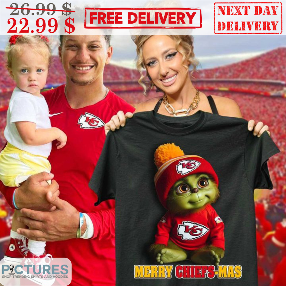 Baby Yoda Merry Chief-Mas Kansas City Chiefs Shirt