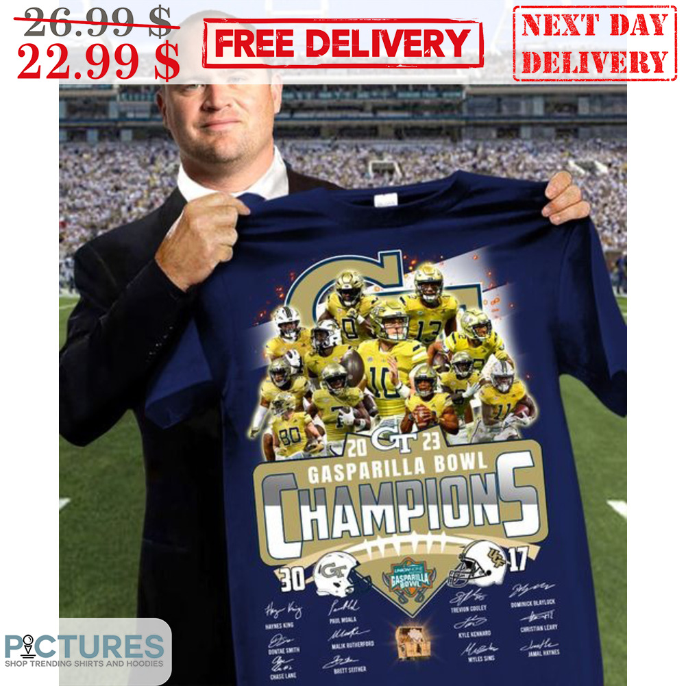 Gasparilla Bowl Champions 2023 Team Signature Shirt