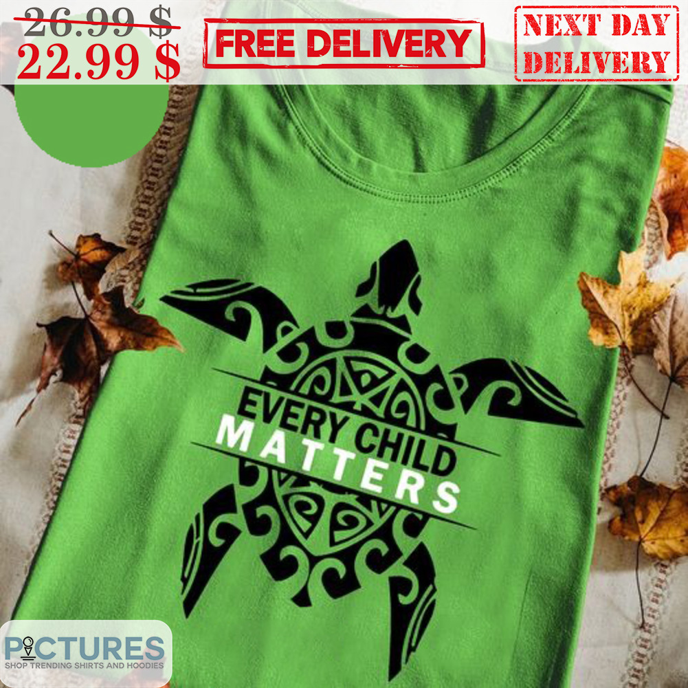 Turtle Native American Every Child Matters Shirt
