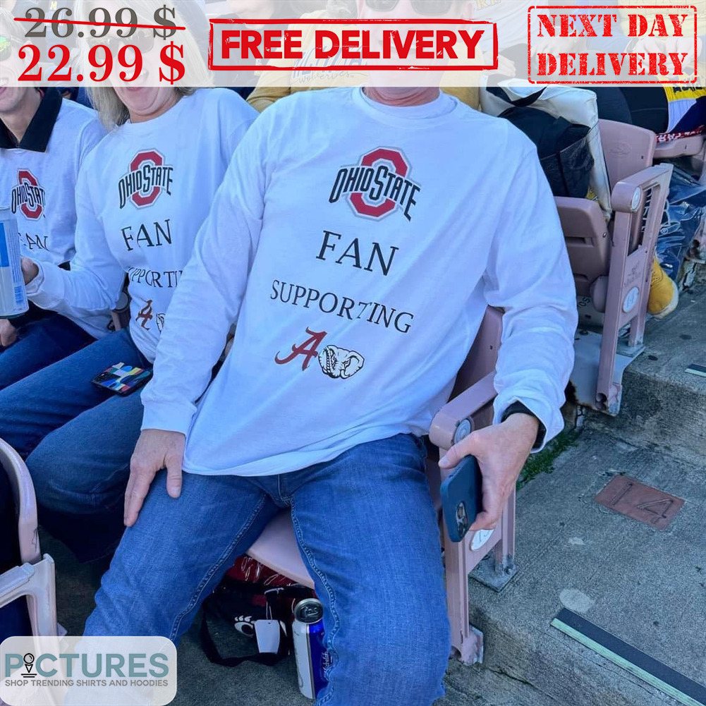 Ohio State Fan Supporting Alabama Crimson Tide Shirt