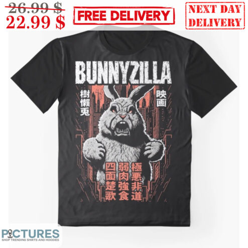 Angry Bunny Bunnyzilla Vintage Shirt