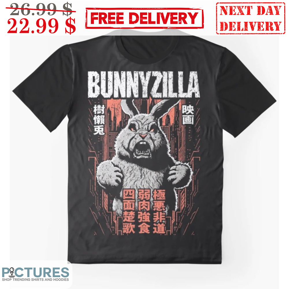 Angry Bunny Bunnyzilla Vintage Shirt