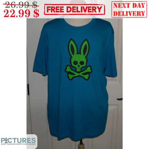 Psycho Bunny Green Polka Dots Shirt