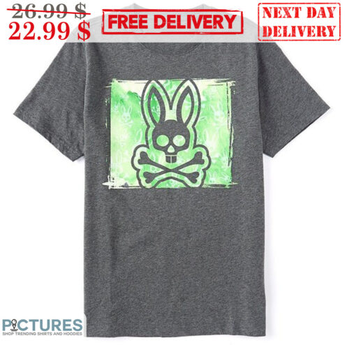 Psycho Bunny Haley Heather Storm Graphic Shirt