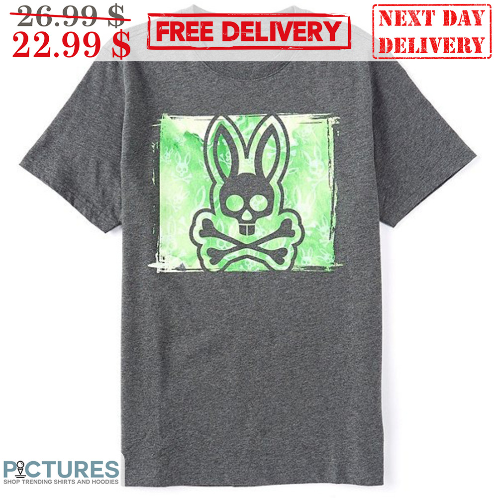 Psycho Bunny Haley Heather Storm Graphic Shirt
