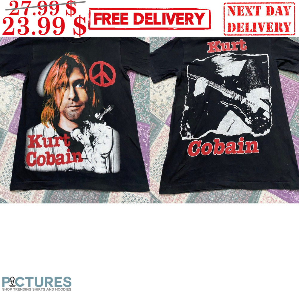 Kurt Cobain Hippie Nirvana Band Vintage Shirt