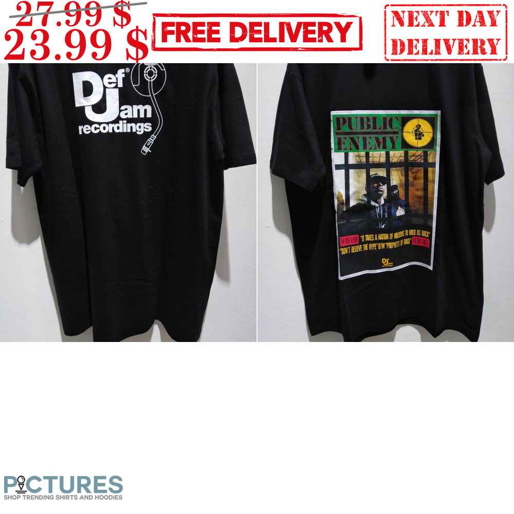 Public Enemy Def Jam Recordings Shirt