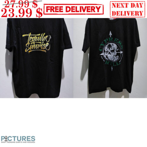 Skull Cypress Hill South Gate Tequila Sunrise Shirt