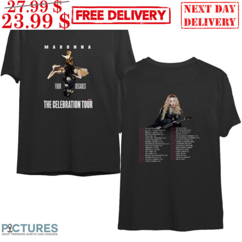 Madonna Four Decades The Celebration Tour Albums Shirt
