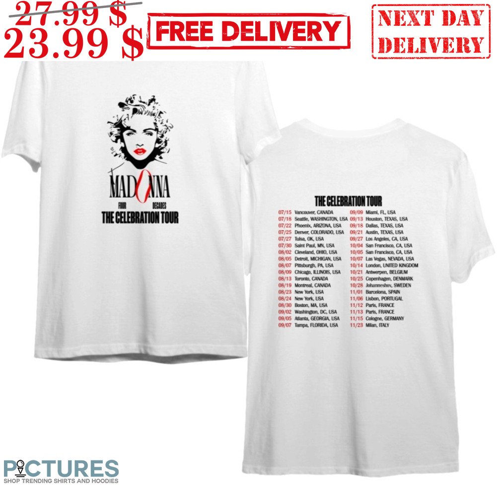 Madonna The Celebration Tour Albums 2024 Shirt