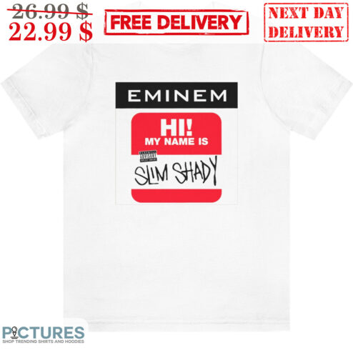Eminem Hi My Name Is Slim Shady Shirt