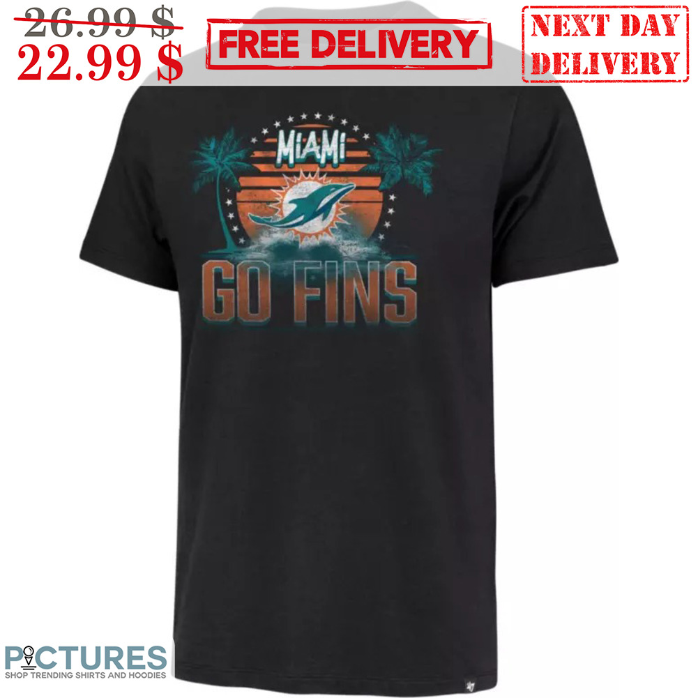Miami Dolphins Go Fins Vintage NFL Shirt