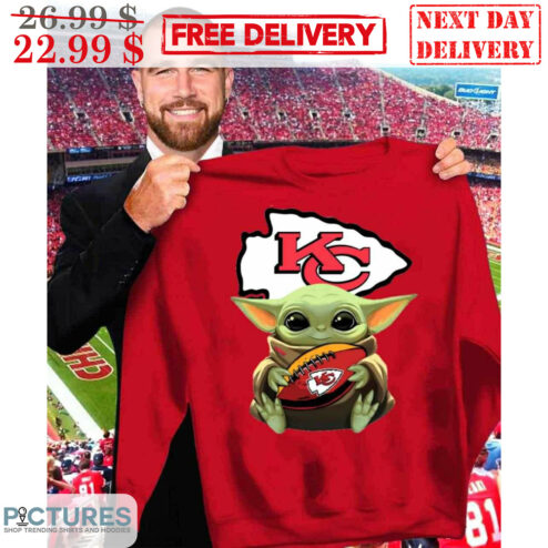 Baby Yoda Football Kansas City Chiefs NFL Shirt