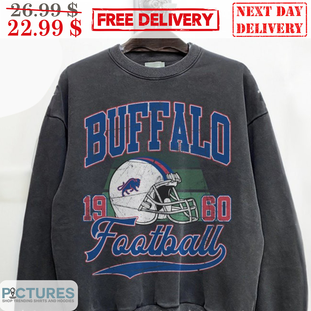 Buffalo Bills Football 1960 Helmet Vintage NFL Shirt