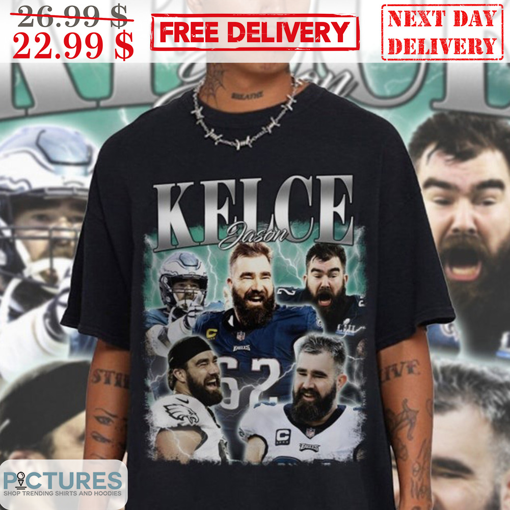 Jason Kelce Bootleg Lightning Philadelphia Eagles NFL Shirt