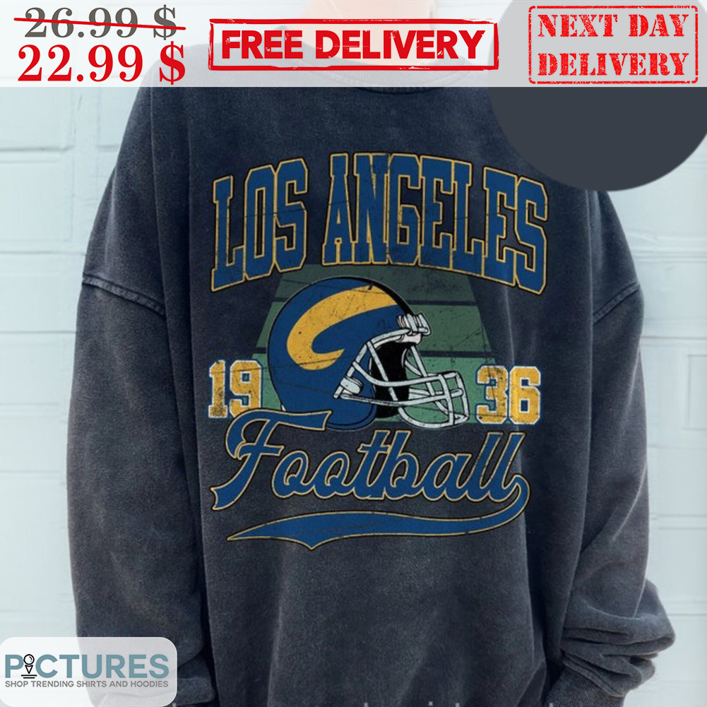 Los Angeles Football Helmet 1936 NFL Vintage Shirt