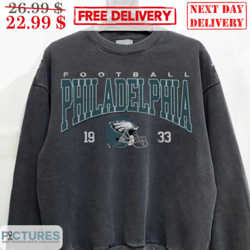 Philadelphia Eagles Football Helmet 1933 Vintage Shirt