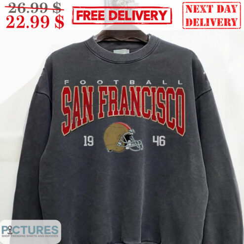 San Francisco 49ers Helmet 1946 Vintage Shirt