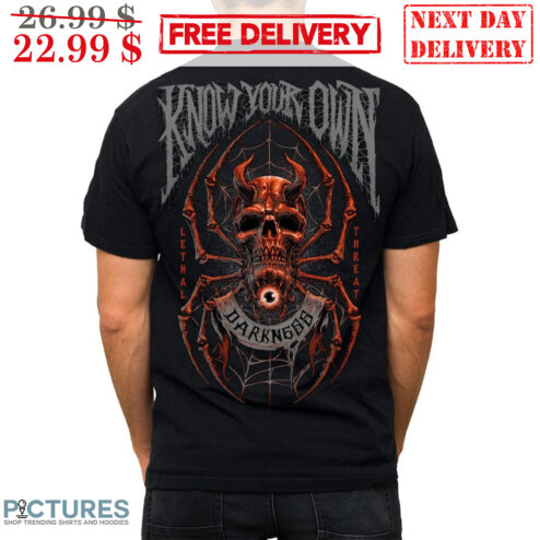 Skull Spider Know Your Own Darkness Shirt