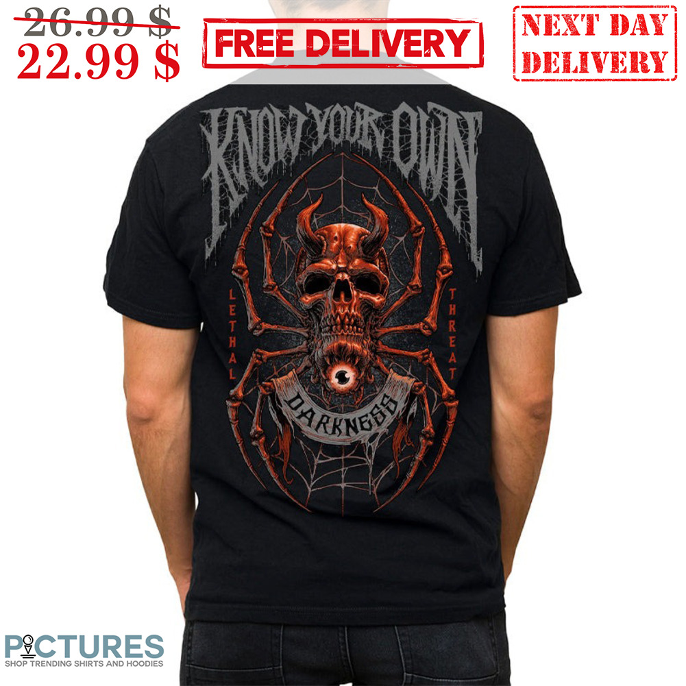 Skull Spider Know Your Own Darkness Shirt