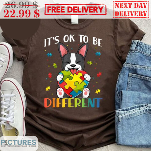 Dog Autism It's Ok To Be Different Shirt