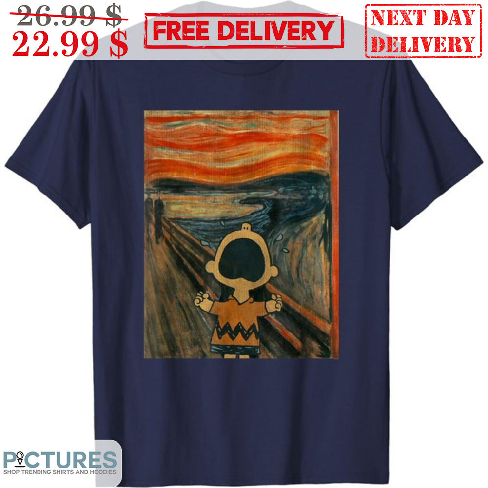 Charlie Brown Cry Skrik Shirt