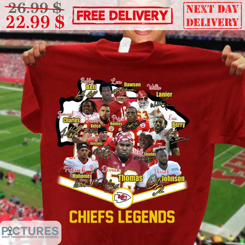 Kansas City Chiefs Leagends All Time Great NFL Super Bowl 2024 Signature Team Shirt