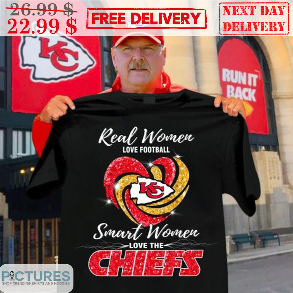 FREE shipping Real Women Smart Women Love the Kansas City Chiefs