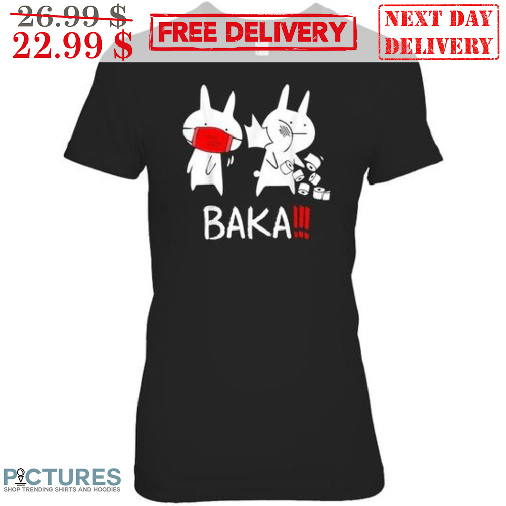 Baka Idiot Funny Bunny Anime Shirt