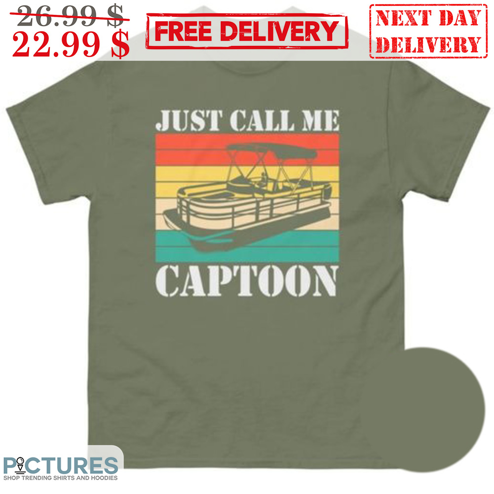 Just Call Me Captoon Vintage Retro Shirt