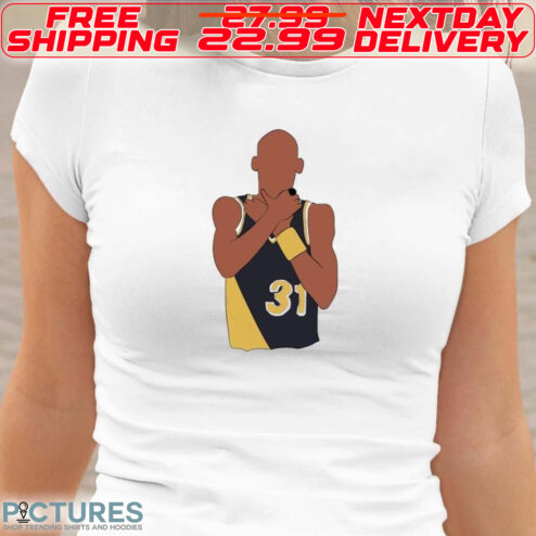 Candace Parkers Wearing Reggie Miller Chokes Shirt
