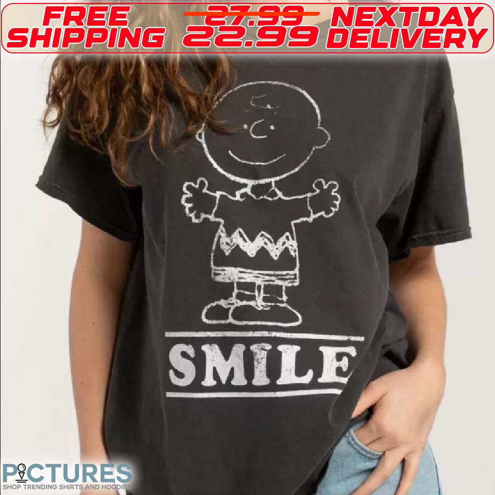 Charlie Brown Peanuts Smile Drawing Shirt