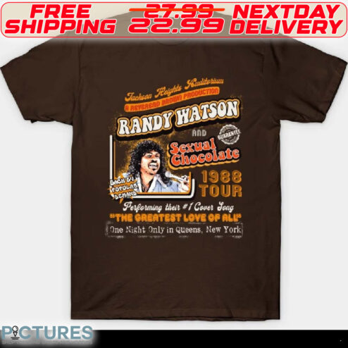 Randy Watson Sexual Chocolate Concerts Poster Shirt
