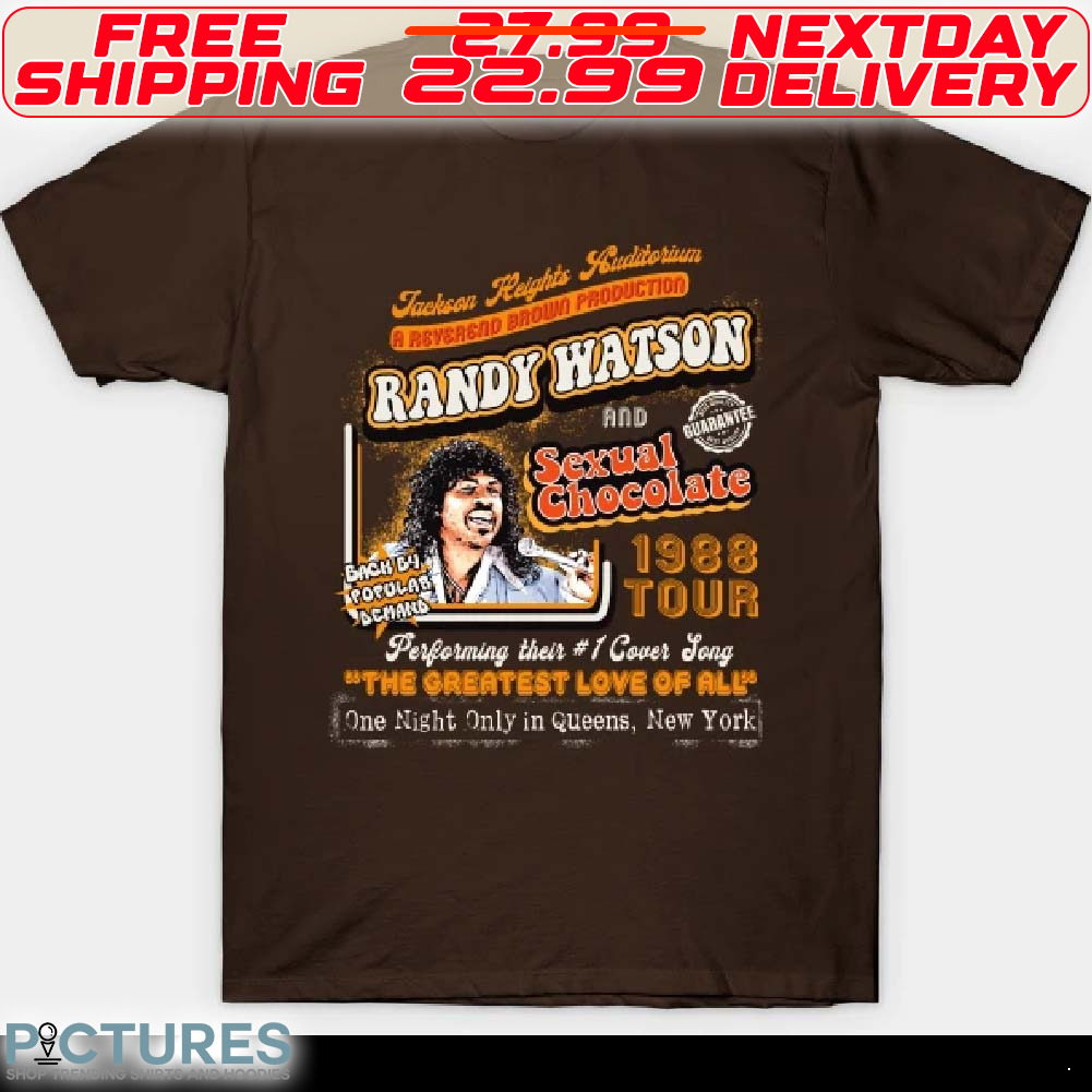 Randy Watson Sexual Chocolate Concerts Poster Shirt