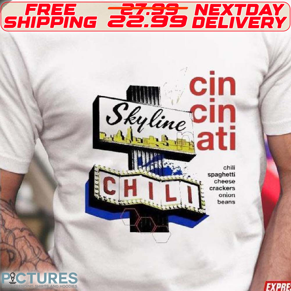 Skyline Retro Sign Cin Cinn Ati Shirt