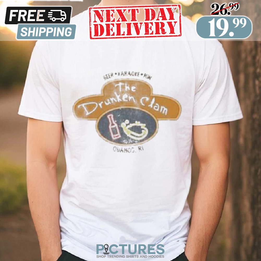 Family Guy The Drunken Clam Colored Shirt