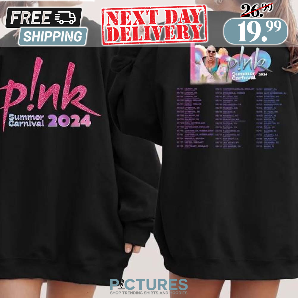 P!Nk Music Festival 2024 Tour Shirt