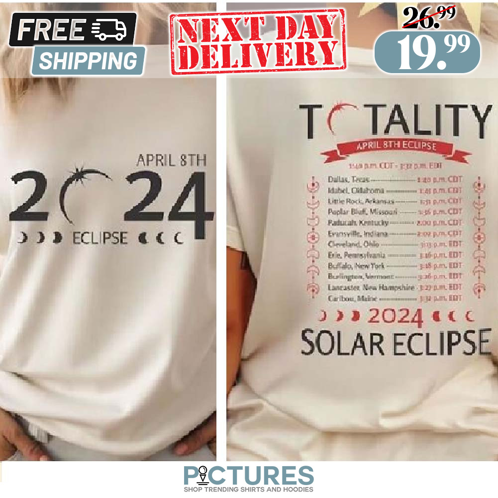 Total Solar Eclipse April 2024 American Shirt
