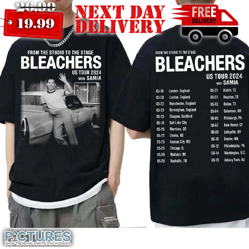 Bleachers US Tour with Samias 2024 Shirt