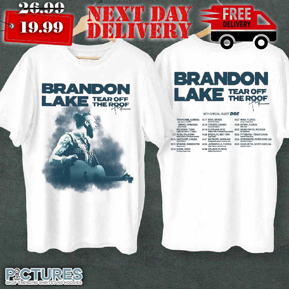 Brandon Lake Tear Off The Roof Tours 2024 Shirt