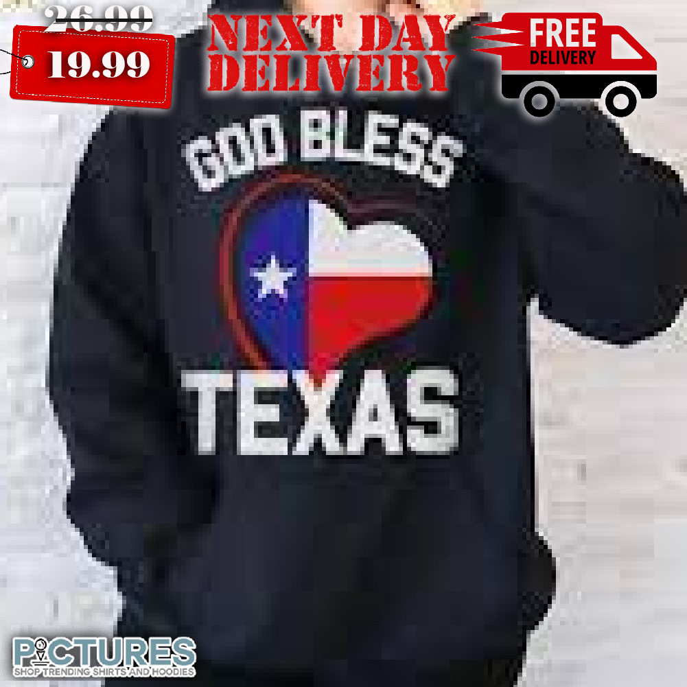 God bBess Texas US Flag Shirt