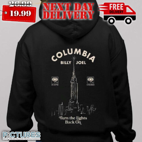 Billy Joel Turn The Lights Back On Empire Shirt