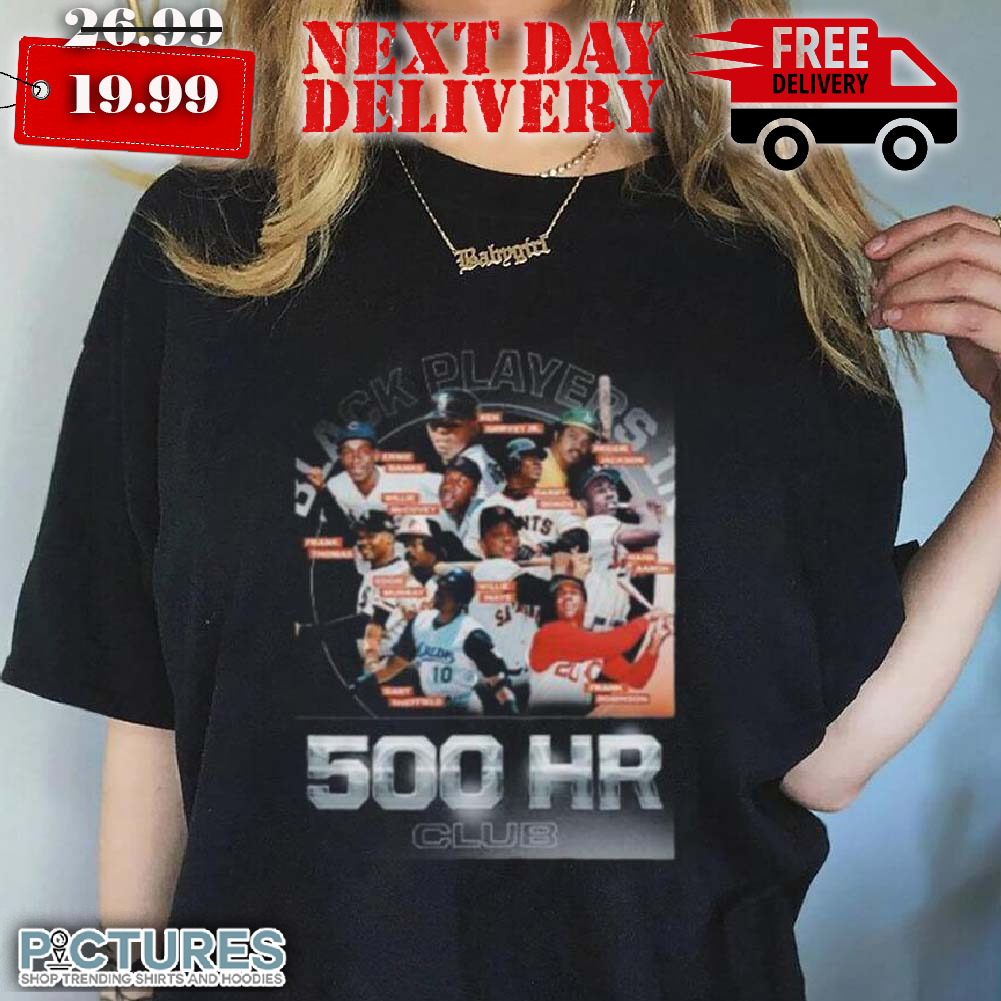 Black Players In 500HR Club Black History Month Of MLB Shirt