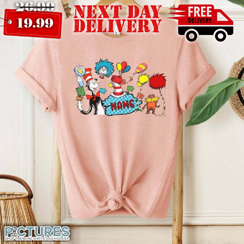 Custom Name Dr Suess Teacher Read Across America Season Shirt