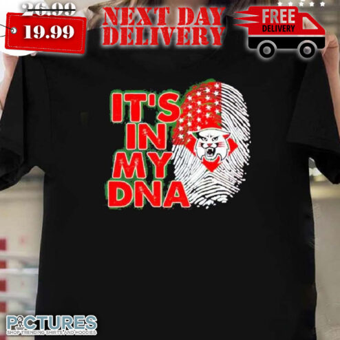 Davidson Wildcats It's In My DNA Fingerprints shirt