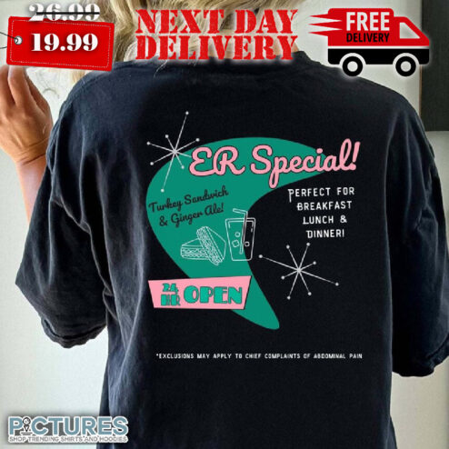 Emergency Room Diner Nursing Medical Joke  Shirt
