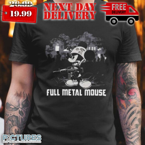 Mickey Full Metal Mouse Disneys Shirt