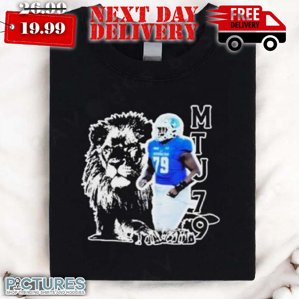 Mike Todd Jr 79 Detroit Lions Player Shirt